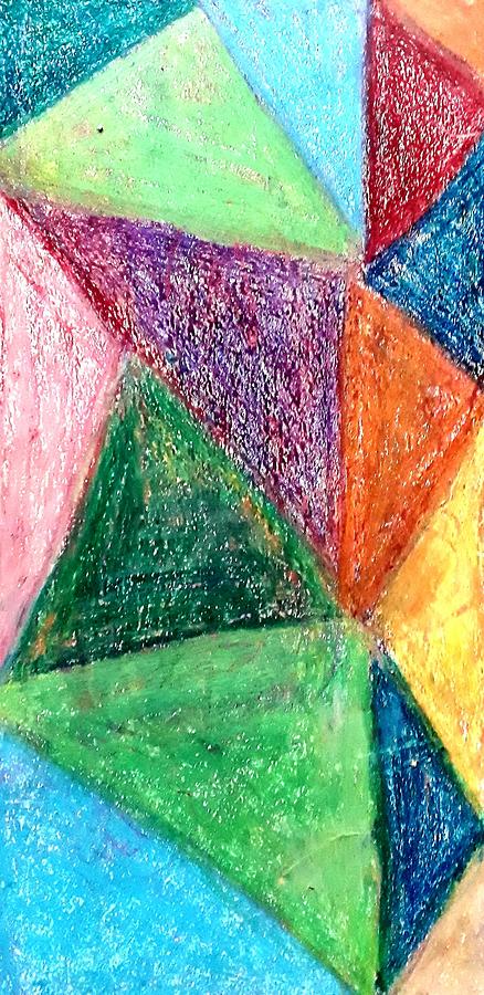 Abstract Pastel - Play Of Colours by Tanuja Rangarao