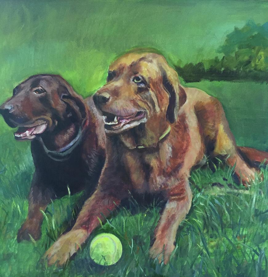 Play Time Painting by Gloria Smith