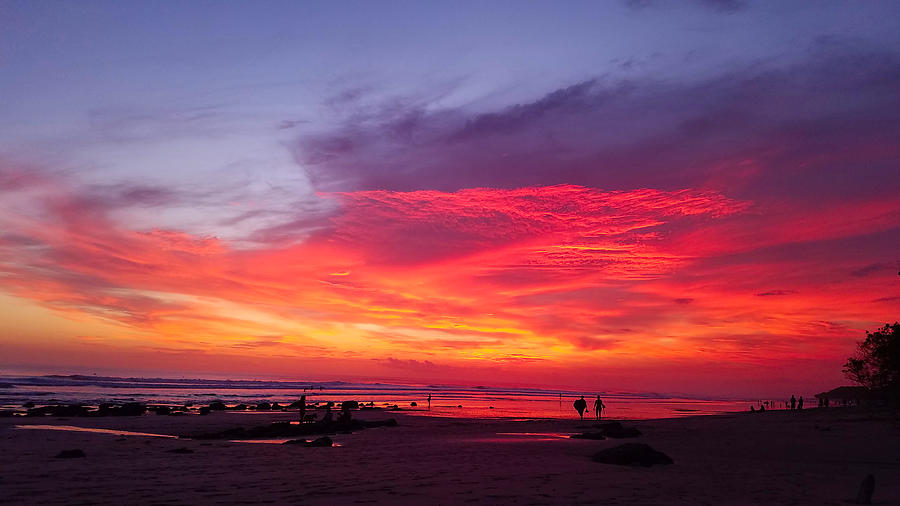 Playa Santa Teresa, Costa Rica Sunset 2 Photograph by David Desaulnier ...