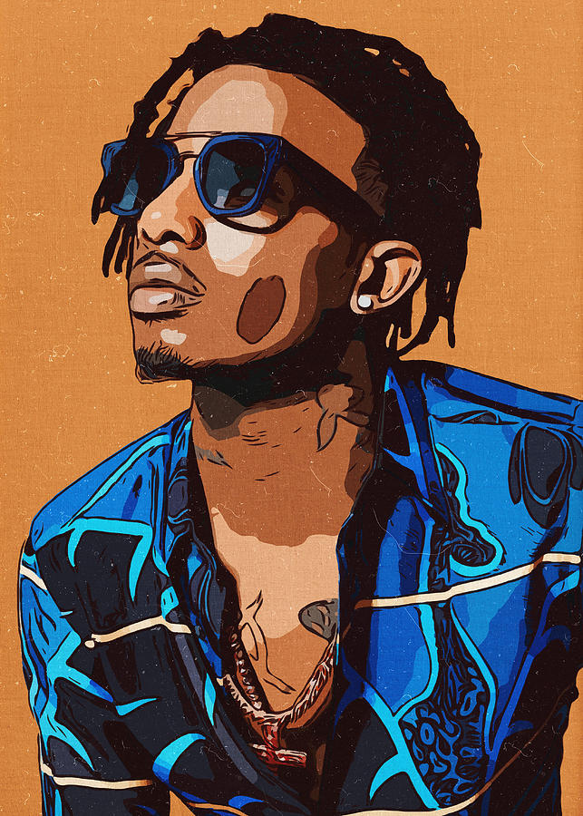 Playboi Carti ArtworkPlayboi Carti 07 Digital Art by TheArtGhost