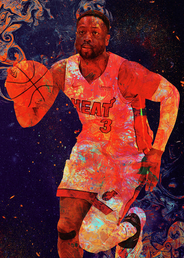 Player Art Dwyane Wade Dwyanewade Dwyanetyronewadejr. Dwyane Tyrone ...