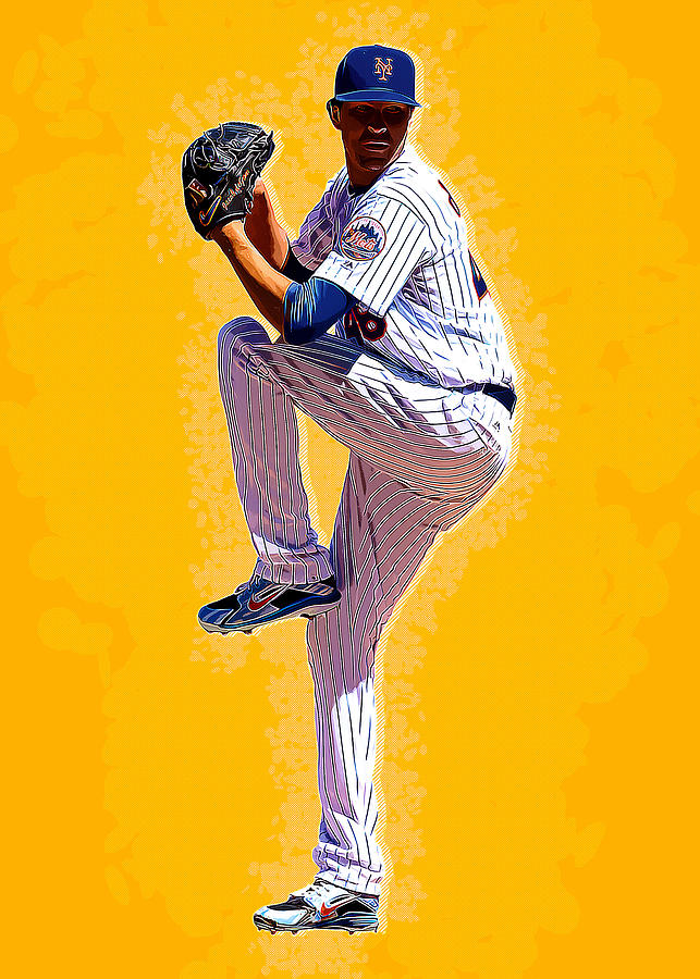 MLB New York Mets Jacobdegrom Jacob Degrom Jacob Degrom New York Mets  Newyorkmets Jacobanthonydegrom by Wrenn Huber