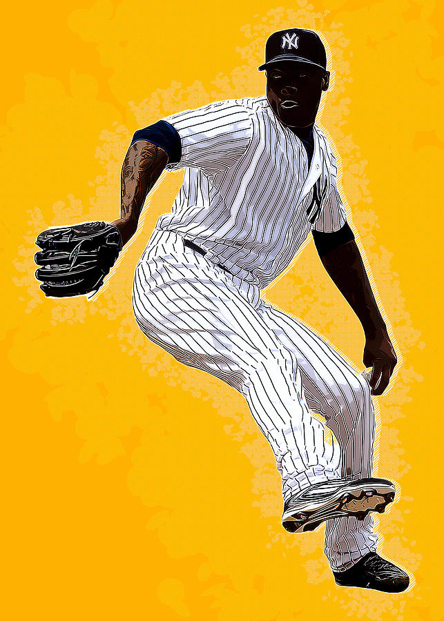 MLB New York Yankees Aroldischapman Aroldis Chapman Aroldis Chapman New  York Yankees Newyorkyankees Digital Art by Wrenn Huber - Pixels
