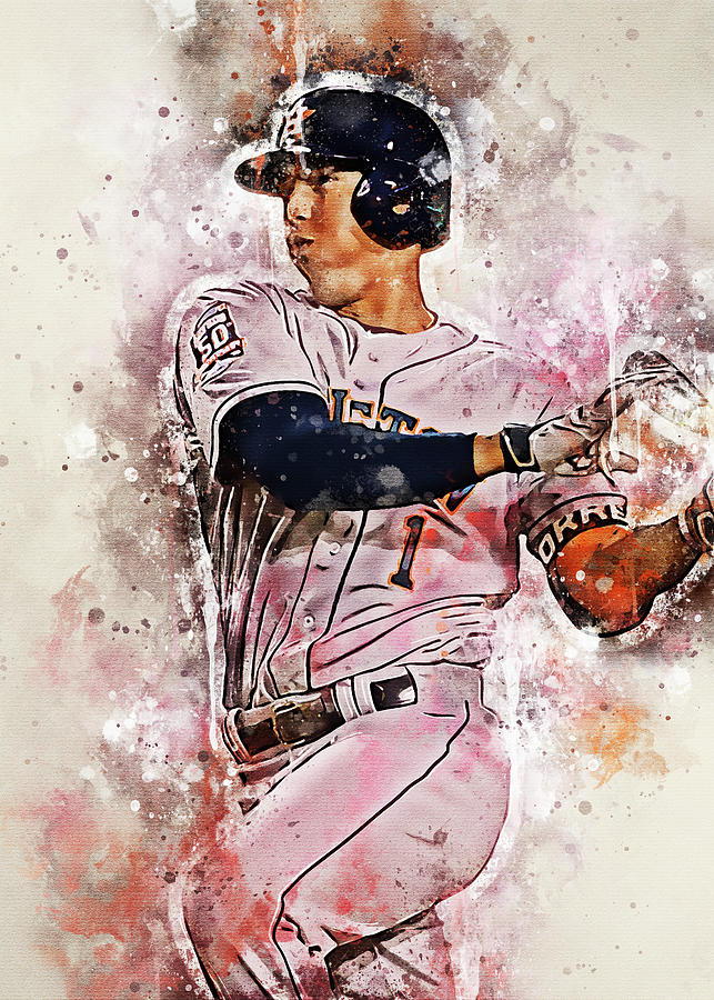 MLB Carloscorrea Carlos Correa Carlos Correa Houston Astros Houstonastros  Carlosjaviercorreaoppenhei Digital Art by Wrenn Huber - Pixels
