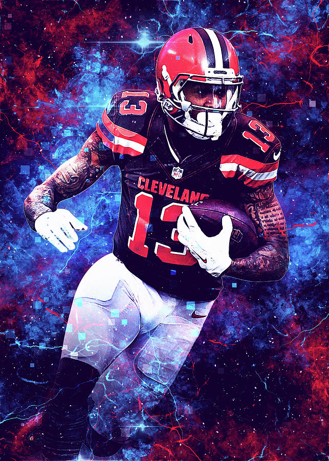 Odell Beckham Jr Poster Cleveland Browns Canvas Print 