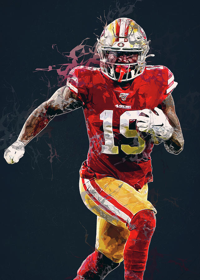 Player Football Deebo Samuel Deebo Samuel Deebosamuel San Francisco 49Ers  San Francisco 49Ers Sanfra Digital Art by Wrenn Huber - Pixels