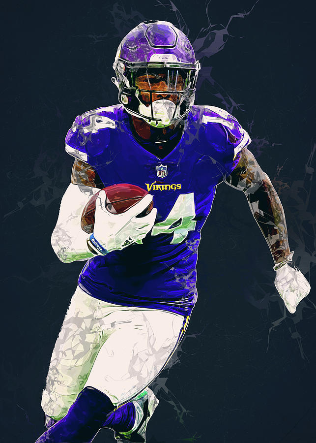 Football Stefon Diggs Stefon Diggs Stefondiggs Minnesota Vikings Player  Buffalo Bills American Footb Digital Art by Wrenn Huber - Fine Art America