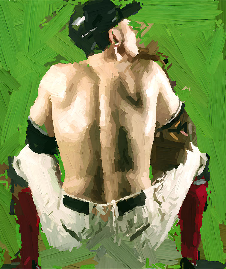 Player  Painting by Homoerotic Art