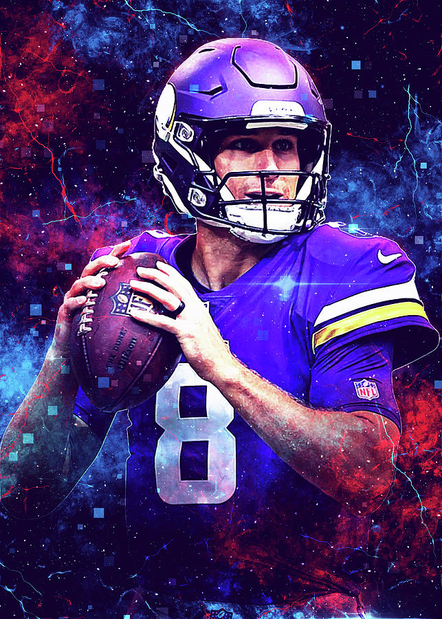 : Women's Kirk Cousins Purple Minnesota Vikings Team