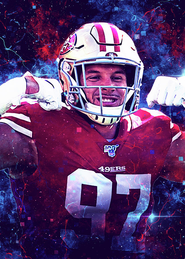 Player NFL San Francisco 49Ers Player Nick Bosa Nickbosa Nick Bosa ...