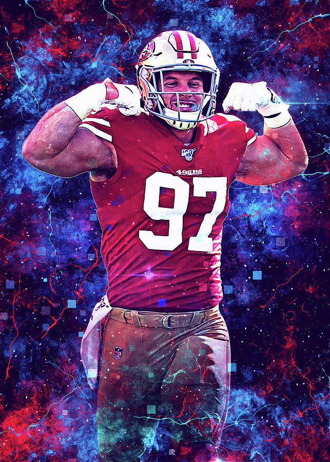 Player San Francisco 49Ers Player Nick Bosa Nickbosa Nick Bosa ...