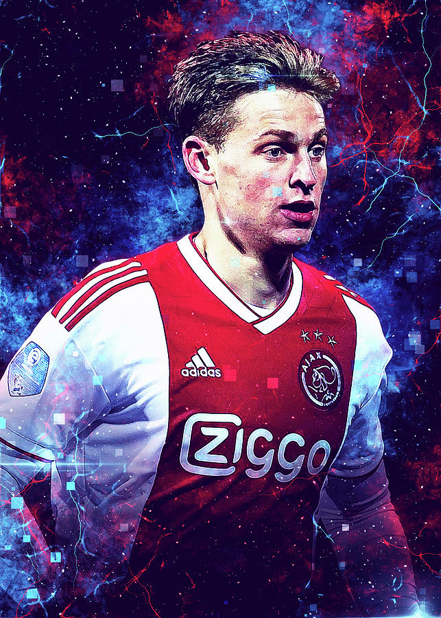 Player Soccer Art Football Frenkiedejong Frenkie De Jong Frenkie De ...