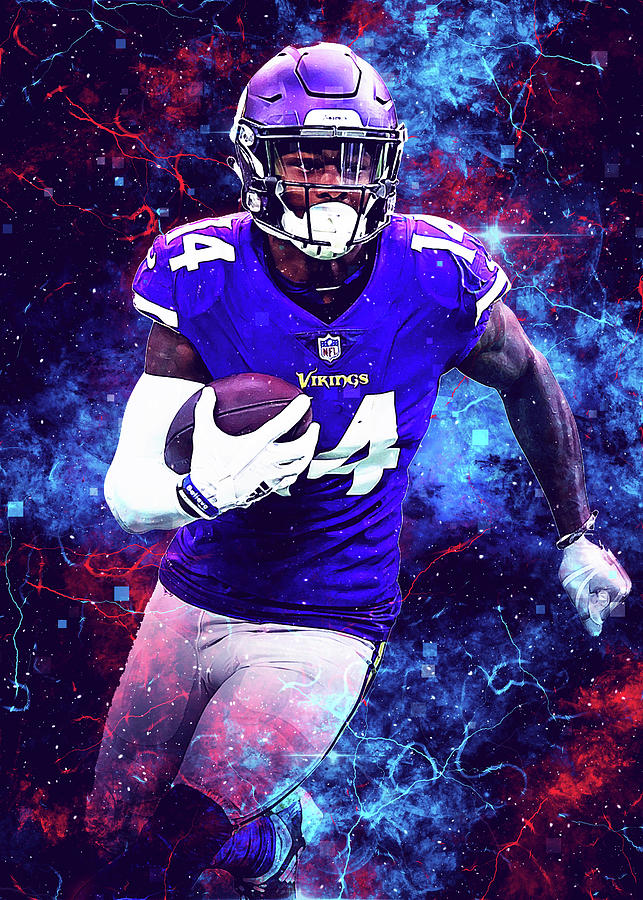 Player Stefon Diggs Stefon Diggs Stefondiggs Minnesota Vikings Player  Buffalo Bills American Footbal Digital Art by Wrenn Huber - Pixels