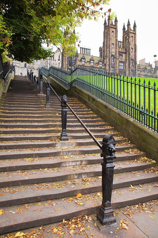Playfair Steps, Edinburgh Photograph by Fraser Hall Pixels