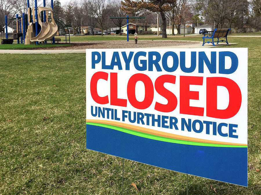 Playground Closed Photograph by Patty Colabuono