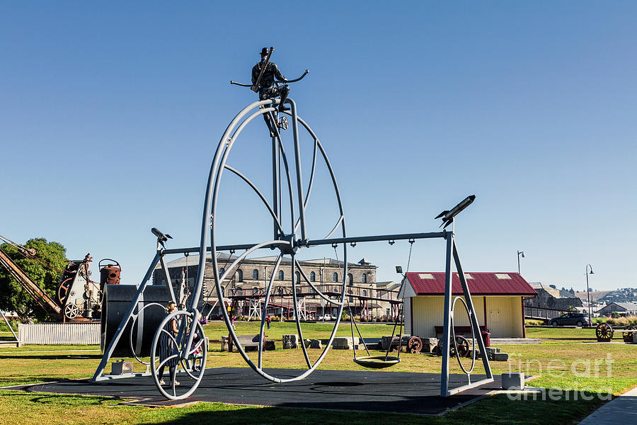Playground, Oamaru, New Zealand Photograph by Elaine Teague