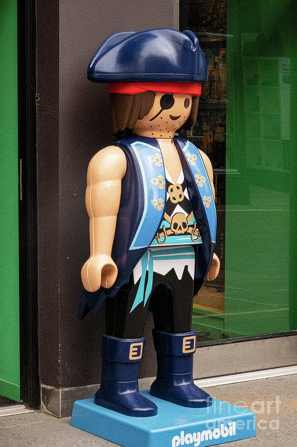 Architecture Photograph - Playmobil Pirate by Bob Phillips