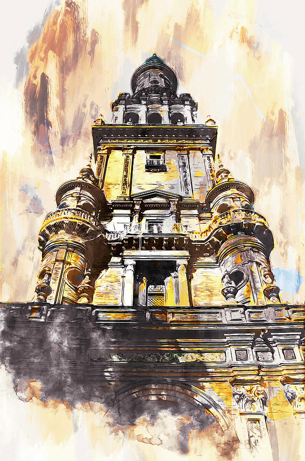 Plaza de Espana, Seville - 31 Painting by AM FineArtPrints