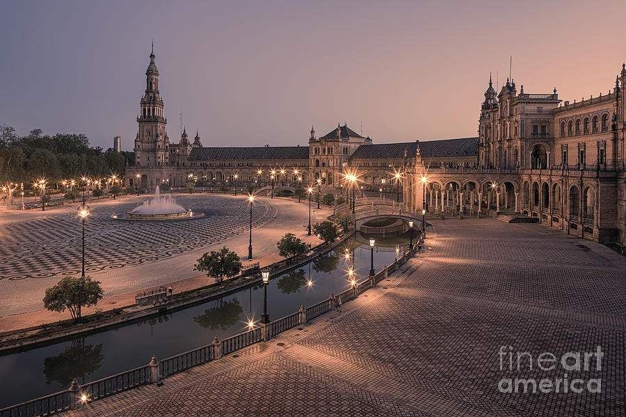 Plaza de Espana, Seville Photograph by Henk Meijer Photography