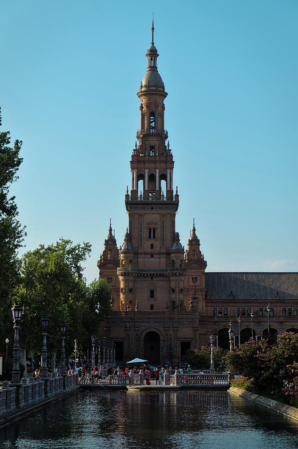 Plaza de Espana Tower Photograph by Angelo DeVal