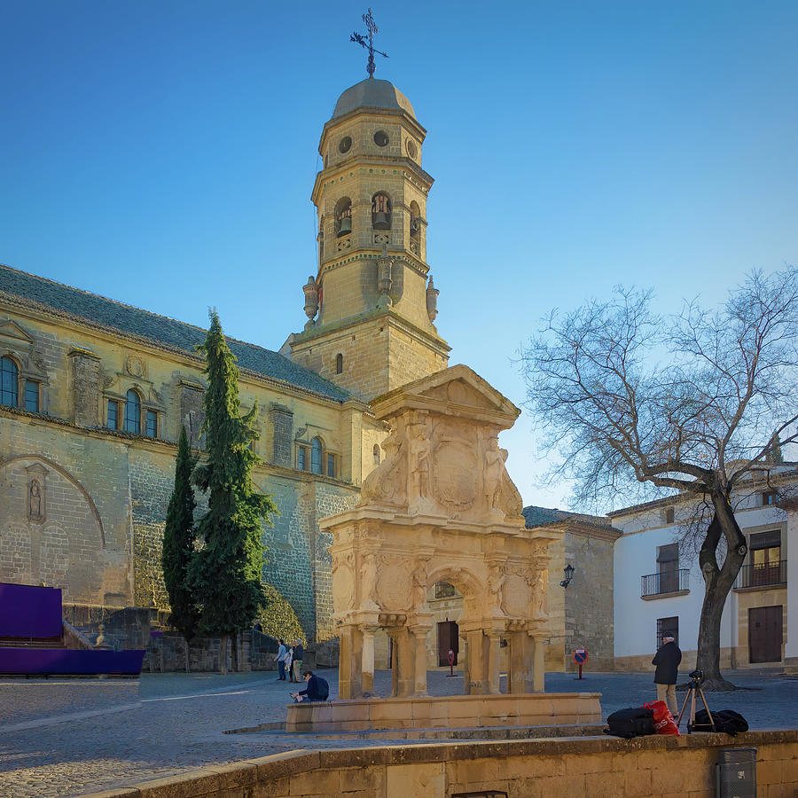 Plaza Of Santa Maria La Mayor, Baeza Photograph