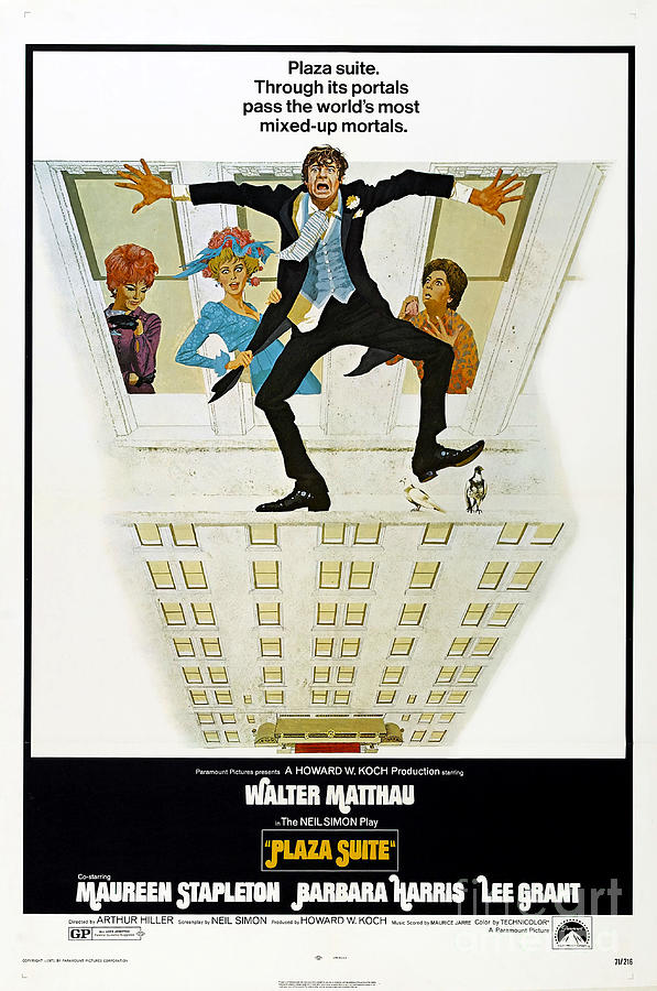 Plaza Suite - 1971 - movie poster Digital Art by Movie World Posters