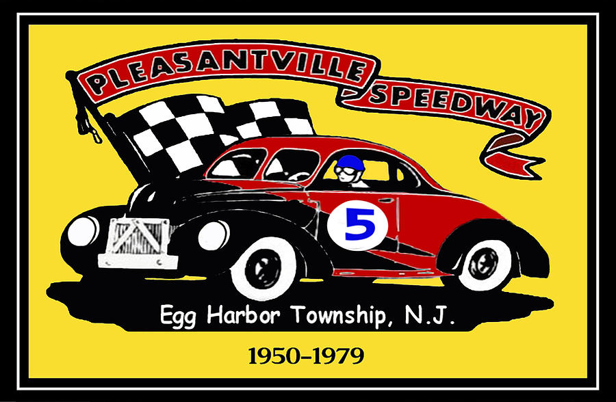 Pleasantville Speedway N J Mixed Media by Jas Stem - Pixels