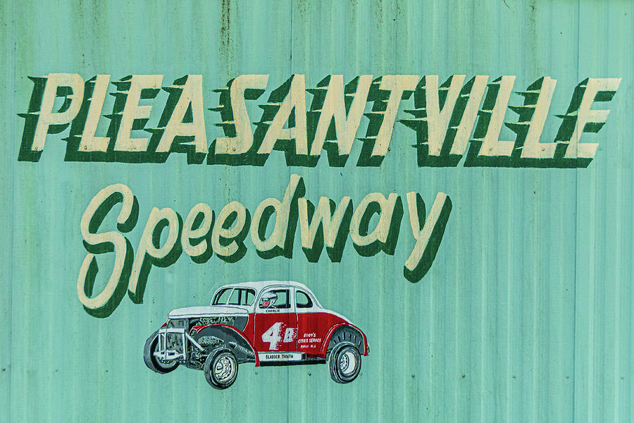 Pleasantville Speedway Sign Photograph by Kristia Adams