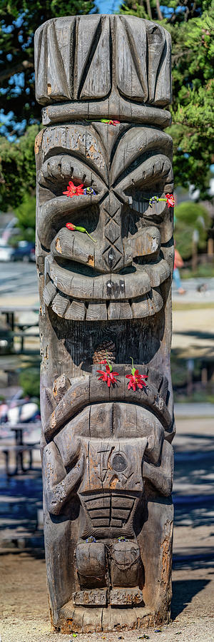 Pleasure Point Totem Photograph by Tommy Farnsworth