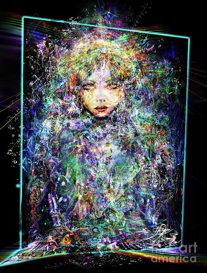 Pleiadian Ambassador for Peace Mixed Media by Atheena Romney
