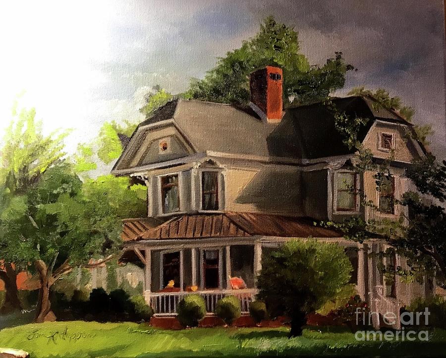 Plein Air in the Mountains- Ellijay GA Home Painting by Jan Dappen