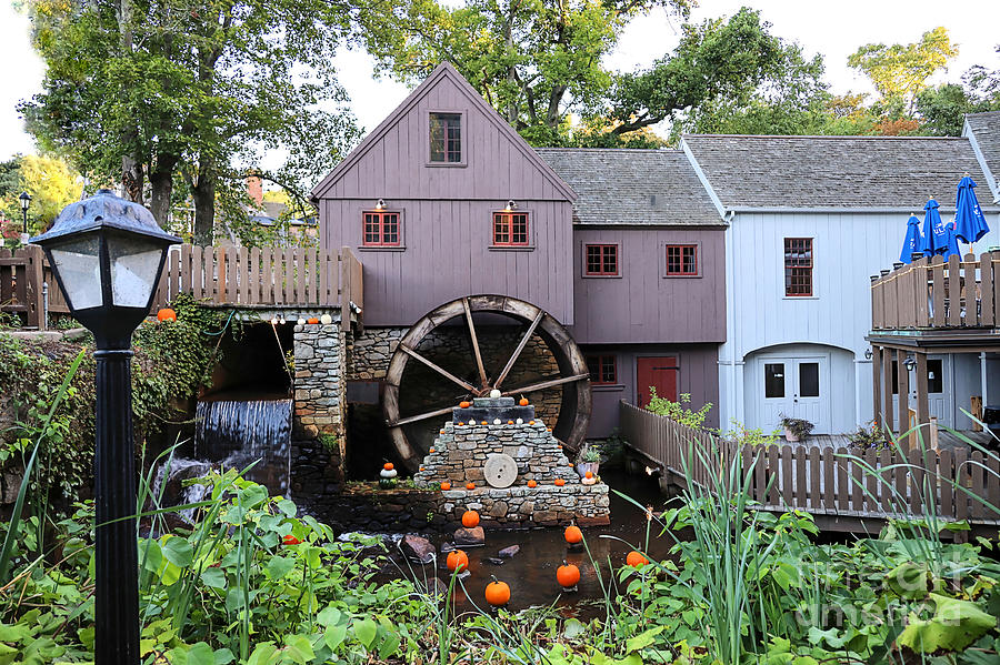 Fall Photograph - Plimoth Grist Mill Autumn 2022 by Janice Drew