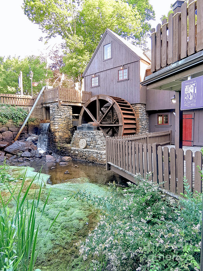Plimoth Grist Mill Summer 2020 Photograph by Janice Drew