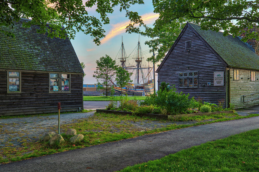 Plimoth Patuxet Museums and Mayflower  Photograph by Juergen Roth