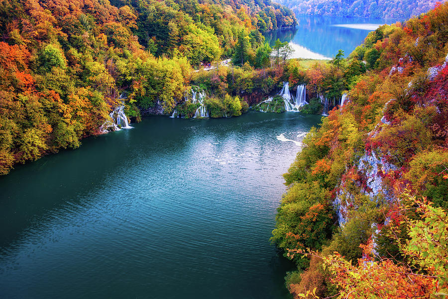 Plitvice Lakes National Park In Autumn Photograph by Artur Bogacki