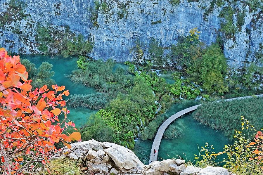 Plitvice Lakes View From Above  Photograph by Yvonne Jasinski
