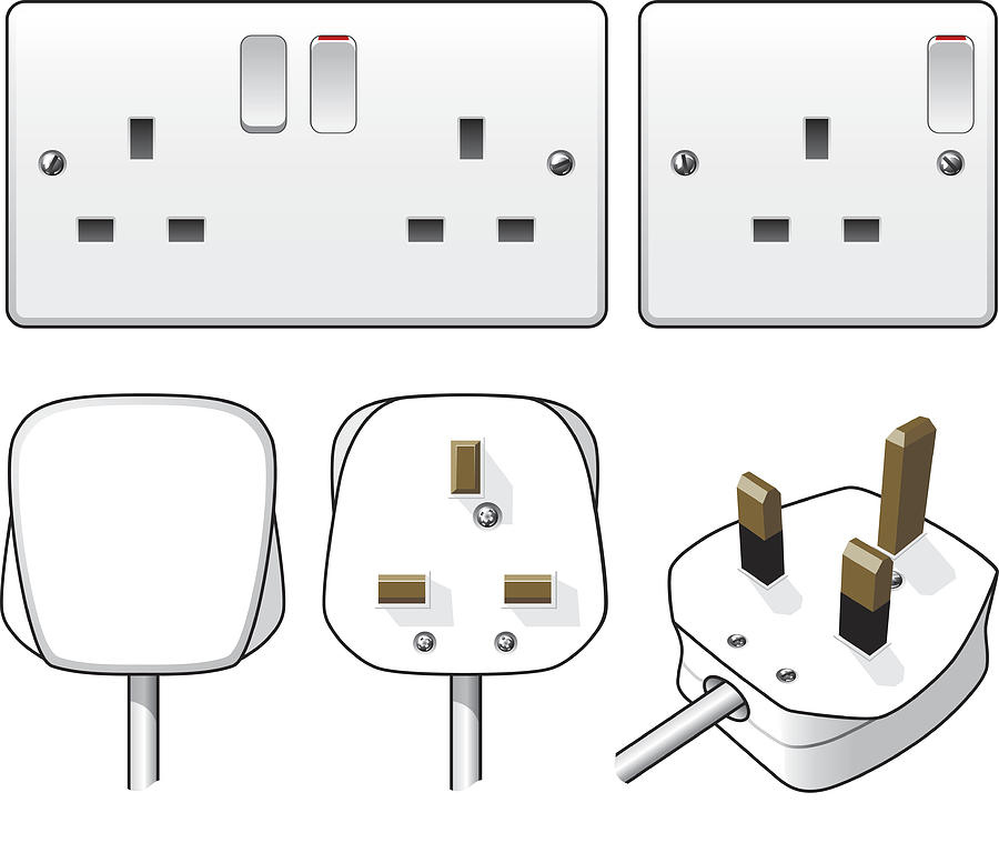 Plug and socket illustration Drawing by Dirtydog_Creative