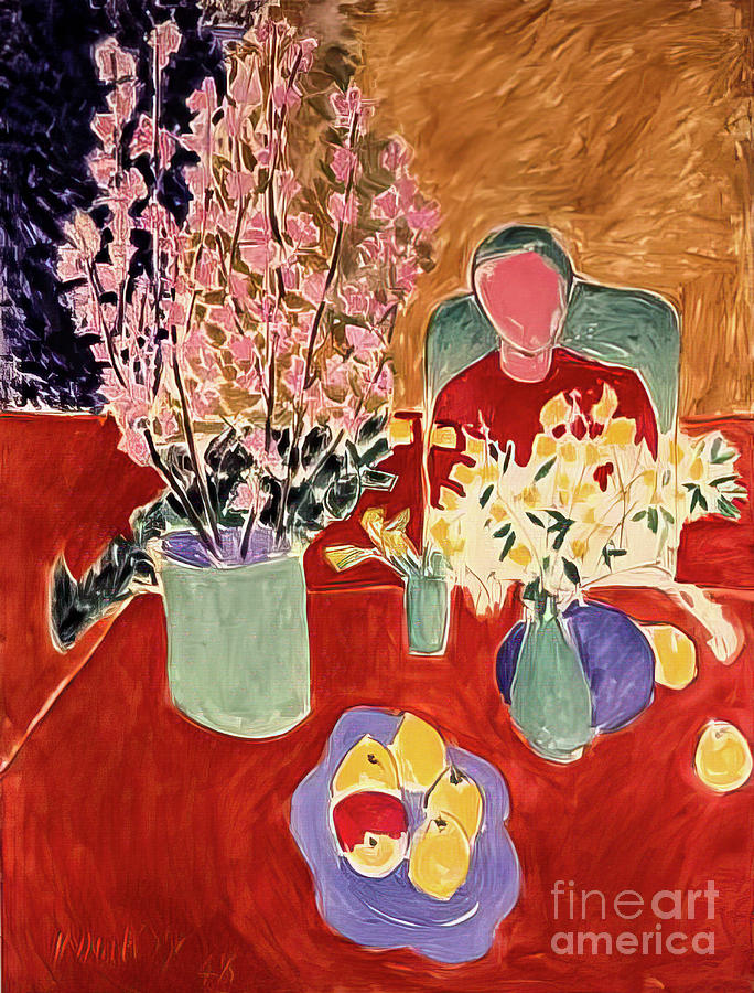 Plum Blossoms by Henri Matisse 1948 Painting by Henri Matisse