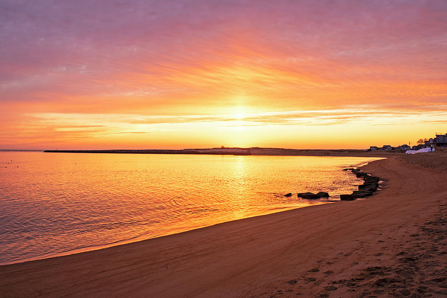 Plum Island Beach Sunrise Newburyport Massachusetts Photograph by Toby McGuire