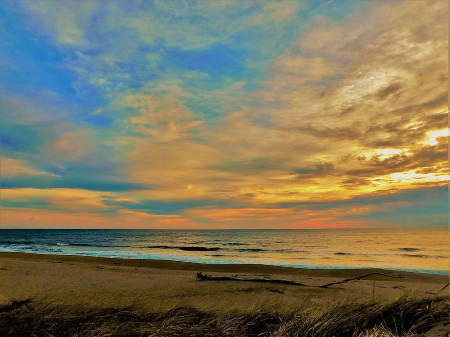 - Plum Island Sunrise - Newburyport MA  Photograph by THERESA Nye