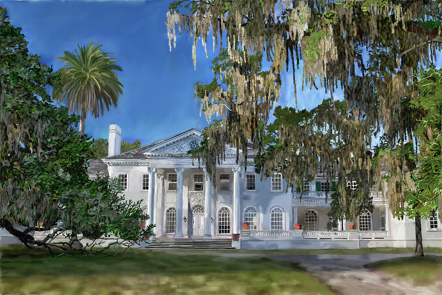 Plum Orchard Mansion Painting by Susannah Keegan - Fine Art America