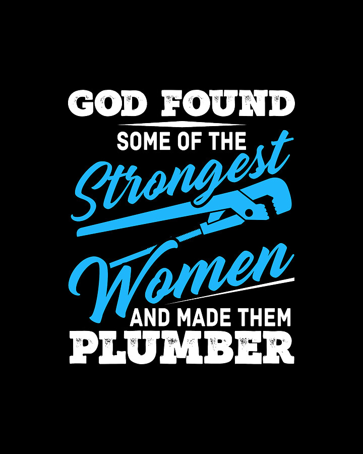 Plumbing Women Pipefitter Pipes Pipefitting Digital Art by Florian Dold
