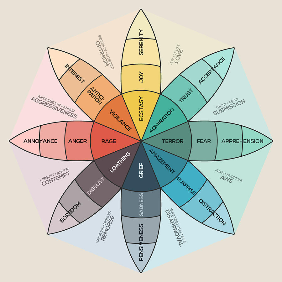 plutchik wheel of emotions