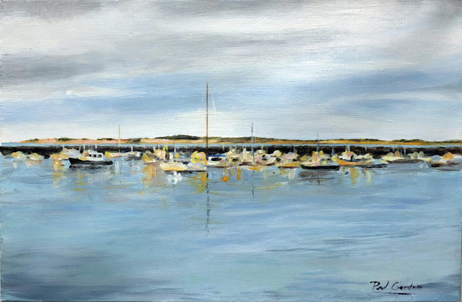 Plymouth Harbor Painting by Paul Gardner