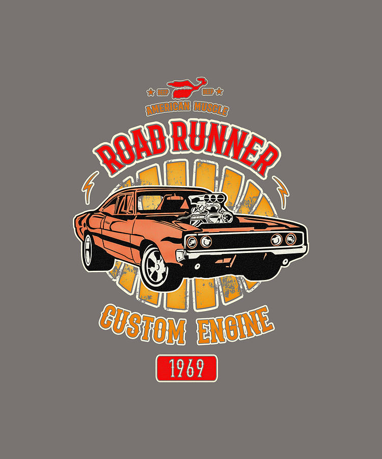 Plymouth Road Runner American Muscle Painting by Danielle Davies - Fine ...