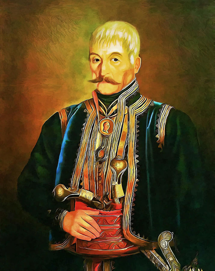 Po Luka Lazarevic - Srpski Vojvoda Painting