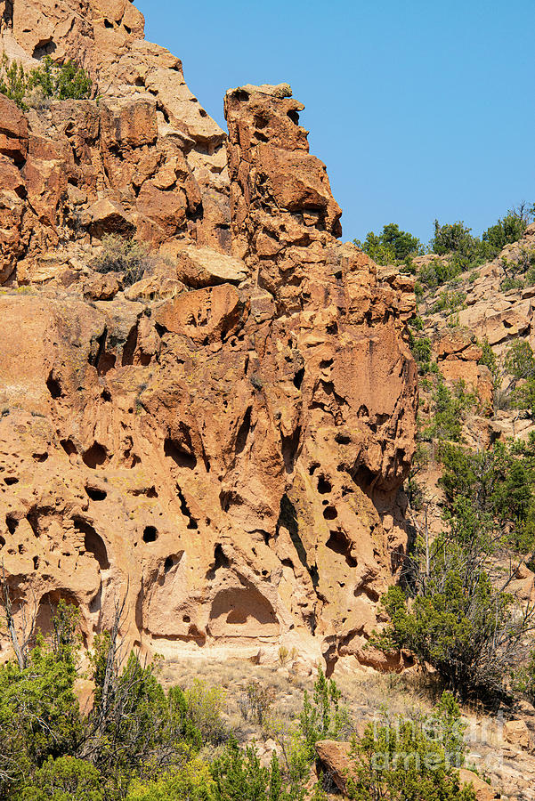 Pocked Canyon Cliffs Three Photograph by Bob Phillips