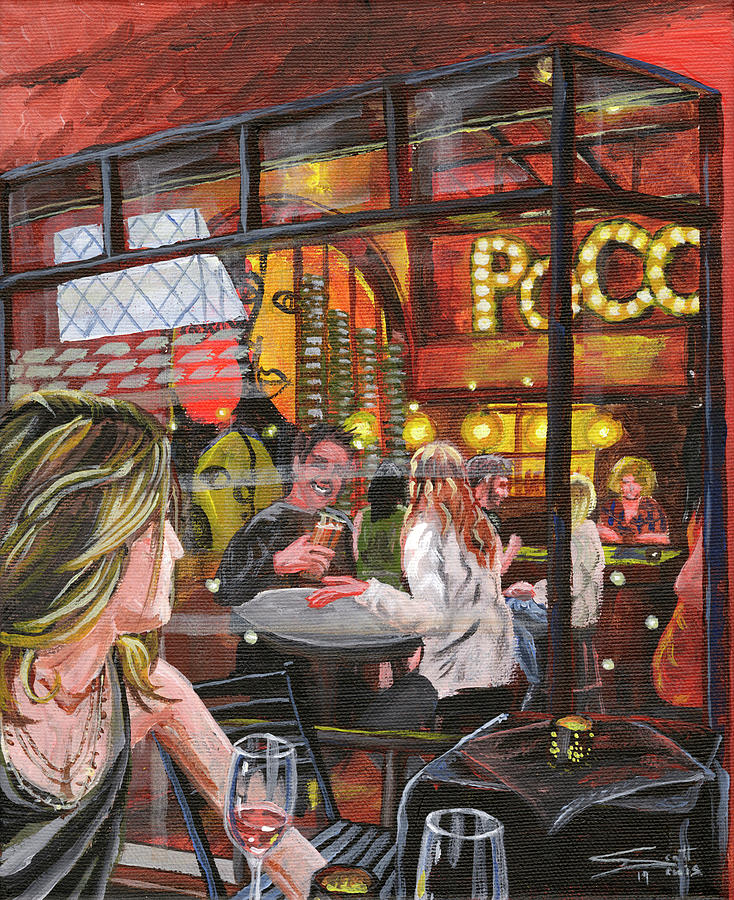 PoCo Happy Hour Painting by Scott Dewis