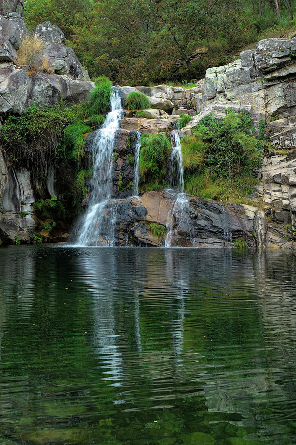 Poco Negro waterfall in Carvalhais 2 Photograph by Angelo DeVal