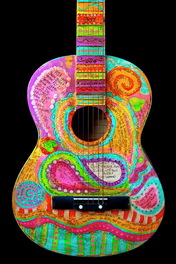 Poem Word Song Guitar Photograph by Garry Gay - Fine Art America